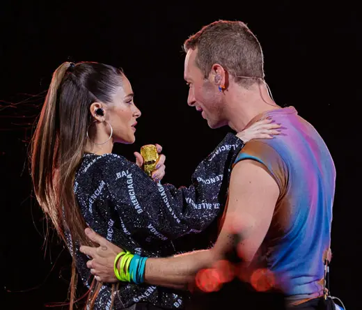 Coldplay invit a Tini a su quinto show en River